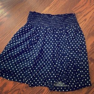 polka-dot skirt